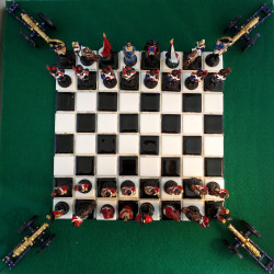 Schachspiel Zinn „Waterloo“